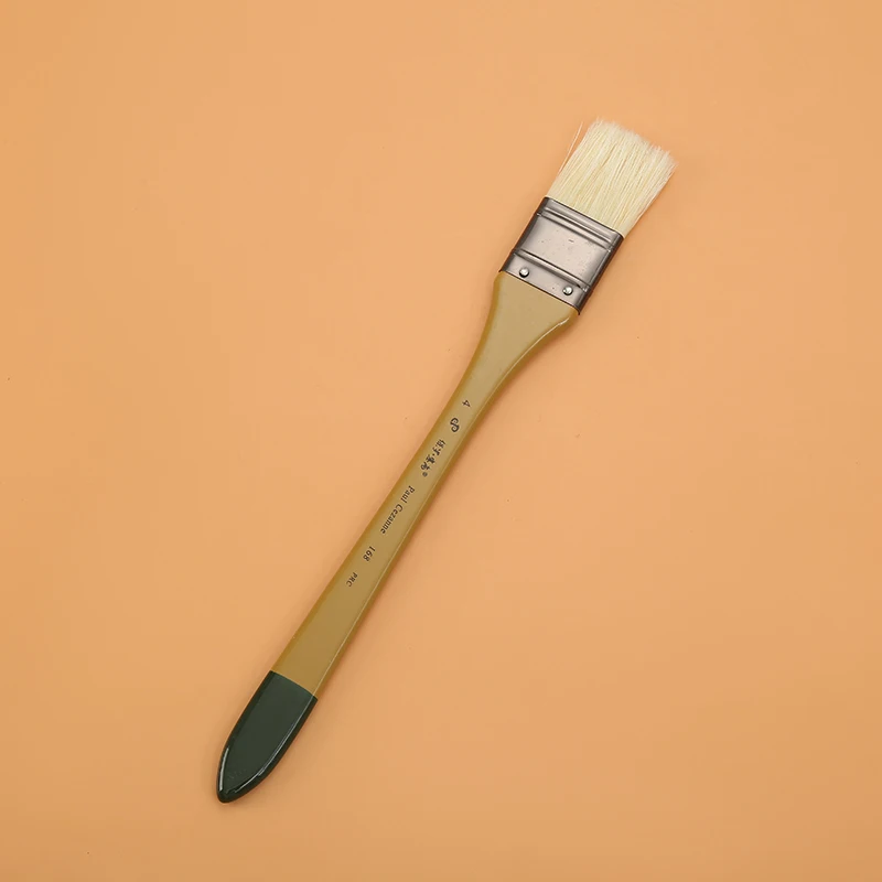 6 Single Bristle Hard Brush Brush, Fine Art Painting Gouache Watercolor Paint Oil Painting Special Row Brush, Shading Brush