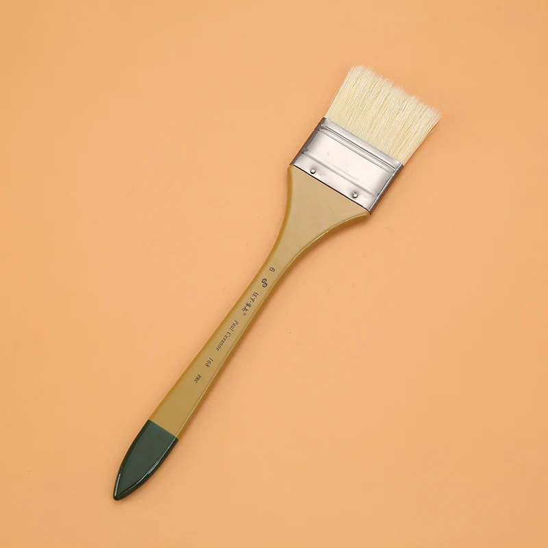 6 Single Bristle Hard Brush Brush, Fine Art Painting Gouache Watercolor Paint Oil Painting Special Row Brush, Shading Brush