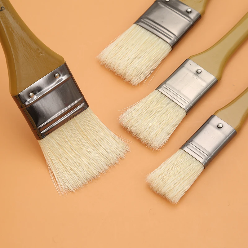 6 Single Bristle Hard Brush Brush, Fine Art Painting Gouache Watercolor Paint Oil Painting Special Row Brush, Shading Brush