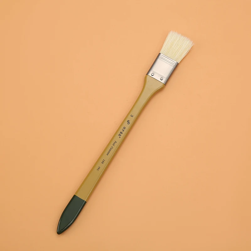 6 Single Bristle Hard Brush Brush, Fine Art Painting Gouache Watercolor Paint Oil Painting Special Row Brush, Shading Brush