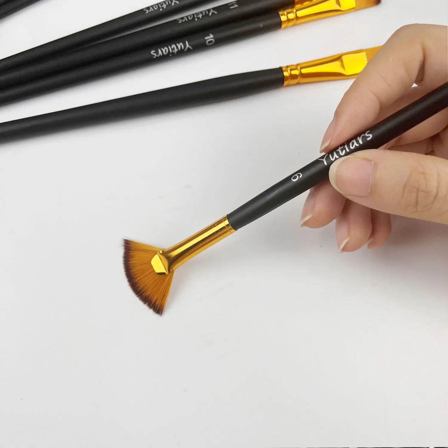 12/24pcs Professional Artist Painting Brush Oil Painting Watercolor Set For Oil, Acrylic, Canvas, Gouache,Includes Fine Detail