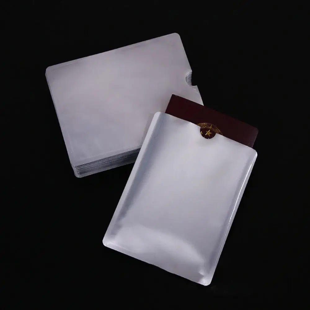 5pcs Anti-theft RFID Card Holder Colorful Aluminium Reader Lock Protect Case Cover Safety Passport Protector Sleeves