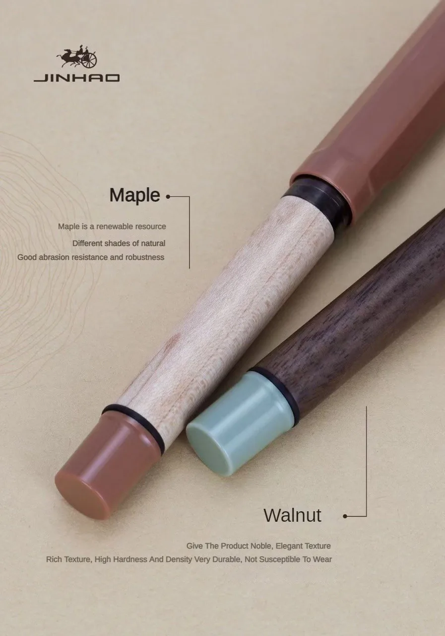 JINHAO 62 Wood Fountain Pen Luxury F EF Nib Writing Ink Pen Elegant Calligraphy ink Pens Office School Supplies Stationery