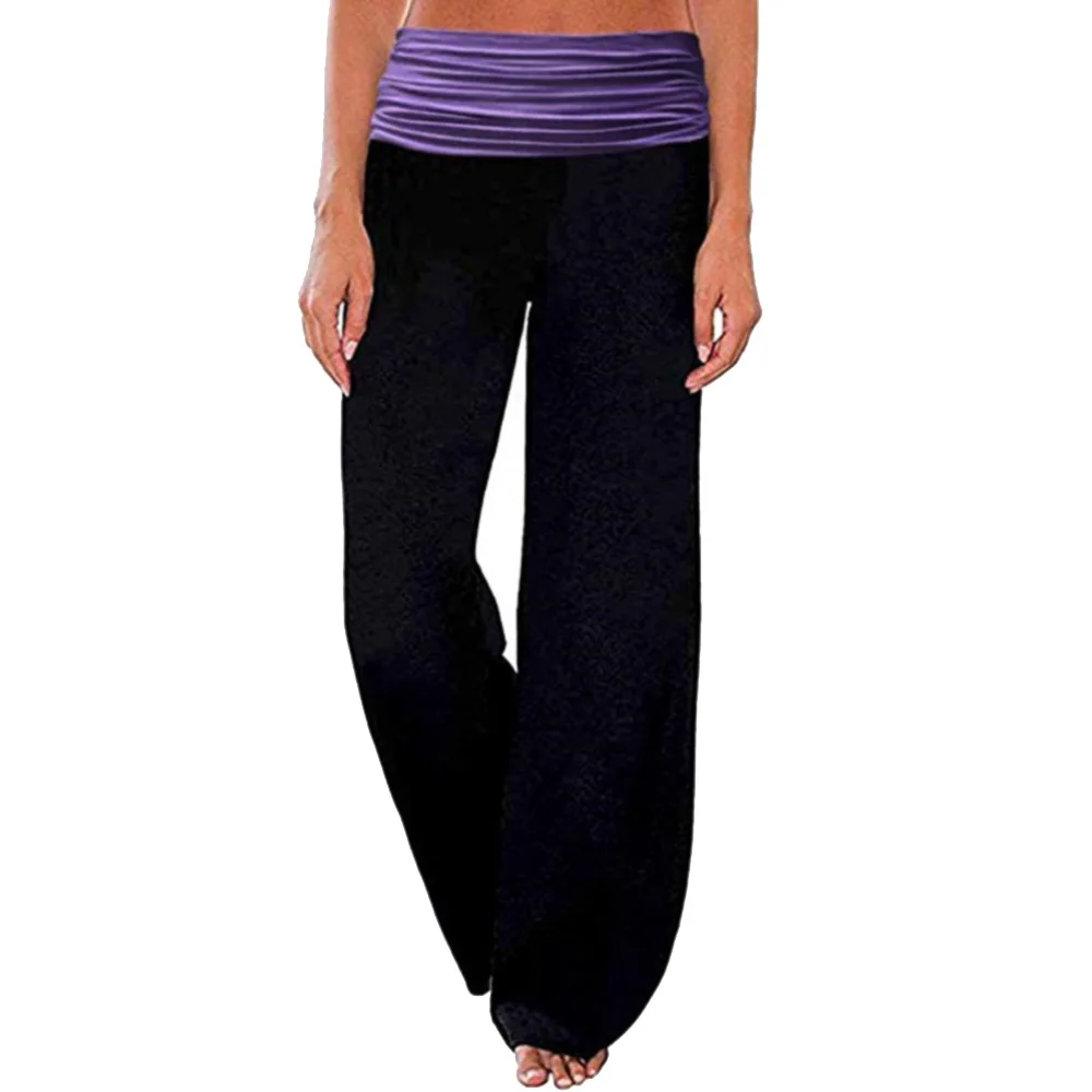 Europe And The United States Autumn And Winter Women's Casual Pants Printed Pants Loose Opening Season Halloween Daily Wear