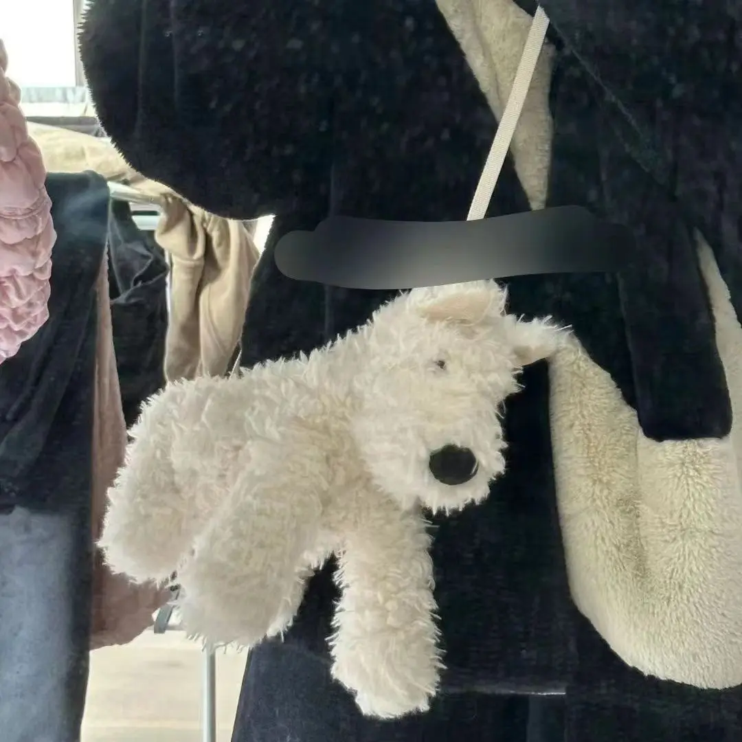 Ladies New Bag Plush Doll Dachshund Bag West Highland Puppy Doll Crossbody Bag Shoulder Funny Bag Doll Bag Bolsos De Mujer Moda