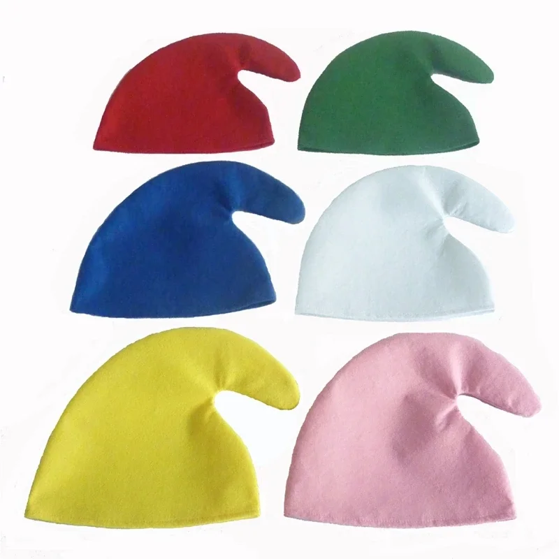 2023 New Xmas Hats Elves Hats Multi-color Christmas Decor Show Prop Party