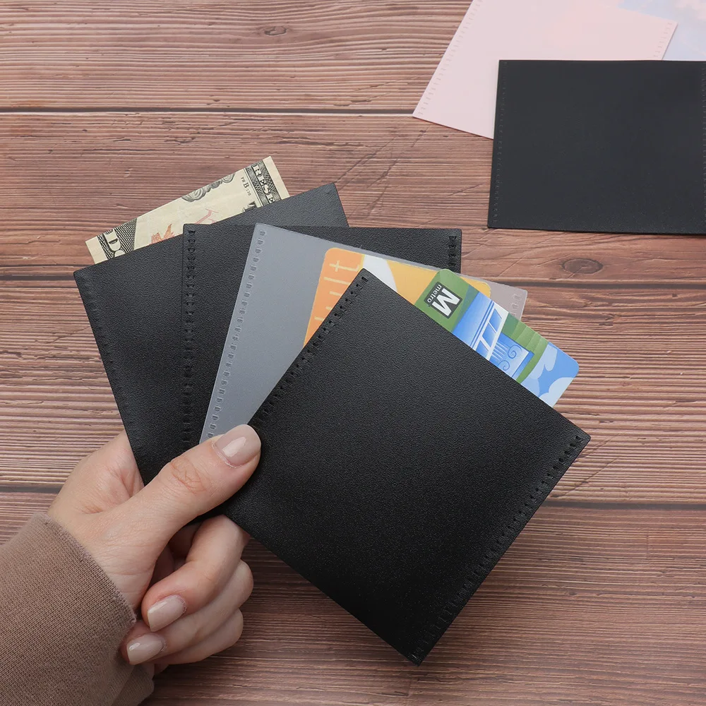 5PCS Square 52 Week 100 Day Savings Challenge Savings PP Bag Cash Budget Envelope Money Saving Stickers Accessories