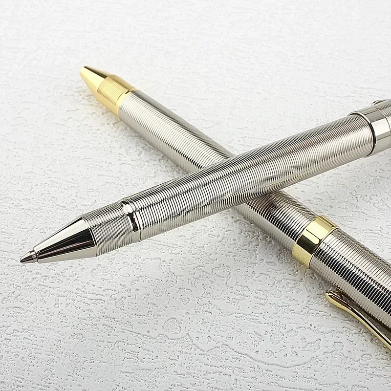 Luxury 716 Metal Capless Twist Ballpoint Pen , Elegant Signature Pen Gift Pens for Men Women