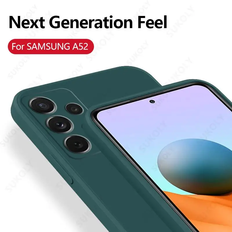 Liquid Silicone Case For Samsung Galaxy S26 S25 FE S26 S24 S23 S22 Ultra Plus A57 A37 A18 A56 A17 A16 A36 A54 A55 5G Soft Cover