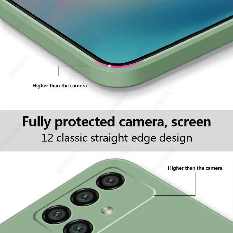 Liquid Silicone Case For Samsung Galaxy S26 S25 FE S26 S24 S23 S22 Ultra Plus A57 A37 A18 A56 A17 A16 A36 A54 A55 5G Soft Cover