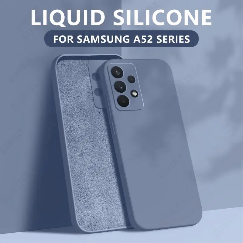 Liquid Silicone Case For Samsung Galaxy S26 S25 FE S26 S24 S23 S22 Ultra Plus A57 A37 A18 A56 A17 A16 A36 A54 A55 5G Soft Cover