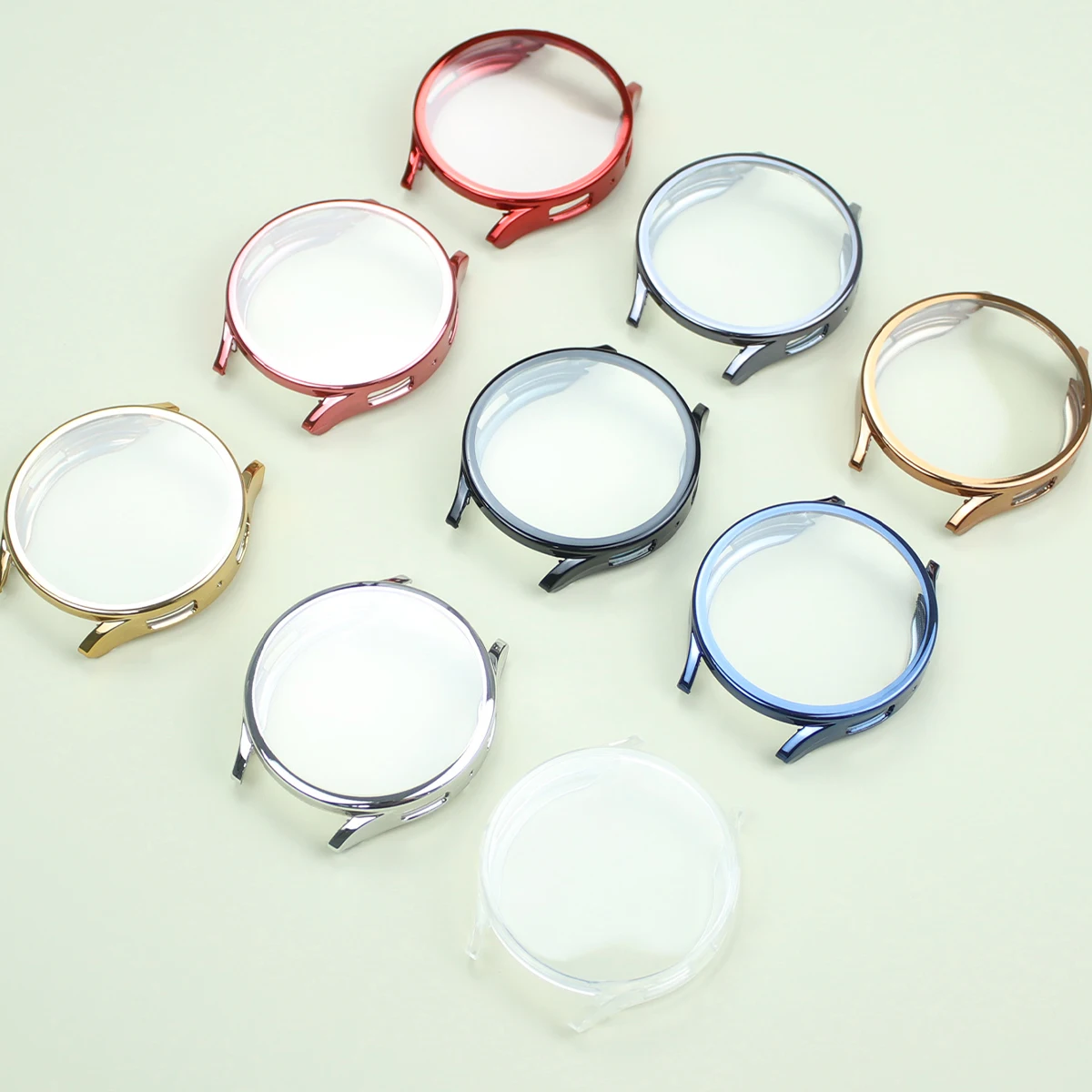Soft TPU Watch Case for Samsung Galaxy Watch 4 5 6 7 40mm 44mm Protective Cover Shockproof Anti-Scratch Full Protective