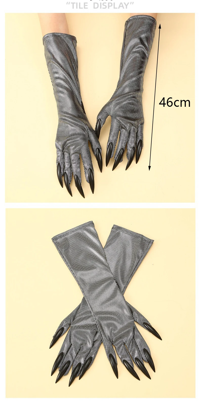 Shiny Cat Ear Masks Cosplay Halloween Party Costume Accessories Long Gloves Sexy Bling Kitten Half Masks