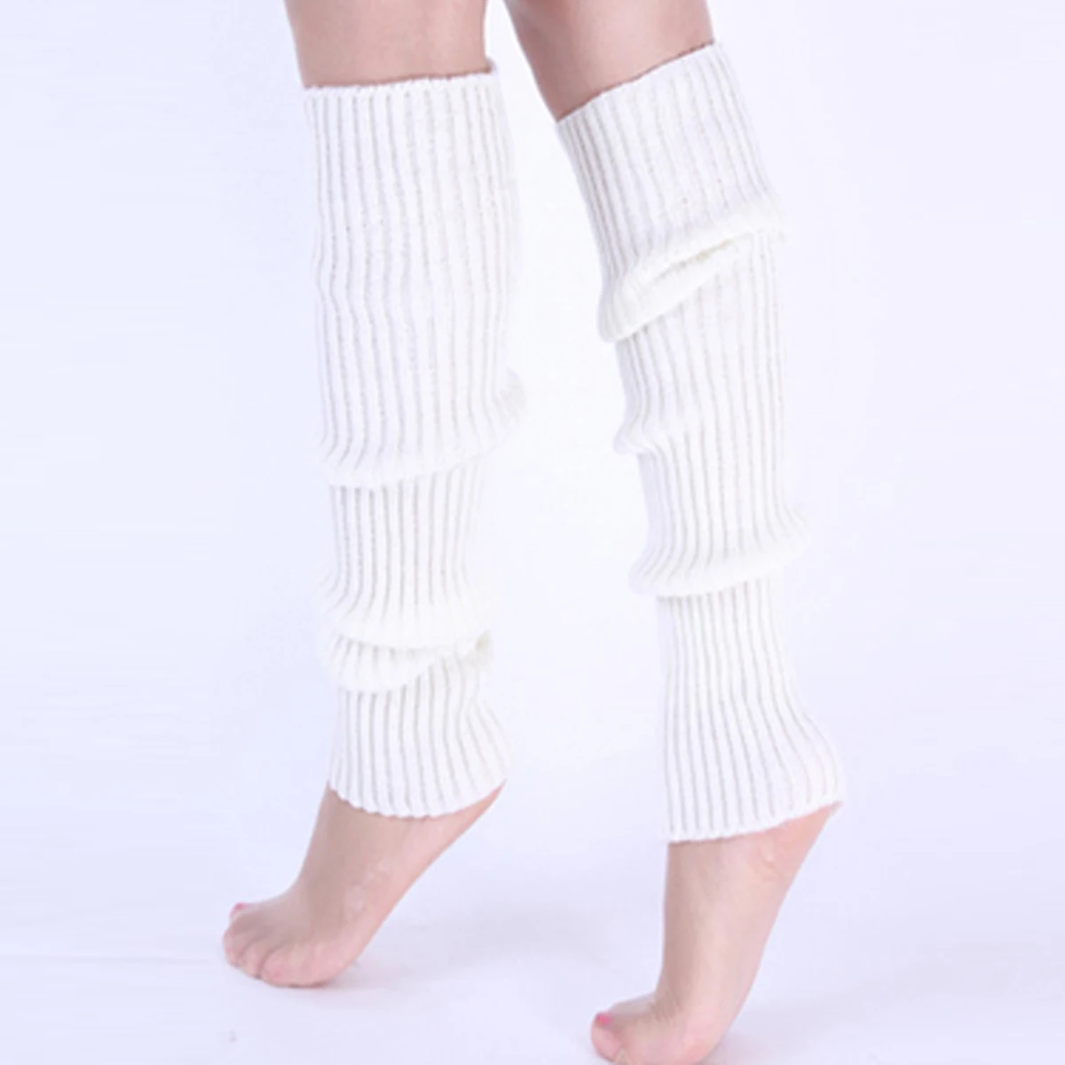 1 Pair Women Leg Warmer Japanese Lolita Long Socks Wool Knitted Foot Cover Arm Warmer Autumn Winter Crochet Heap Sock Boot Cuffs