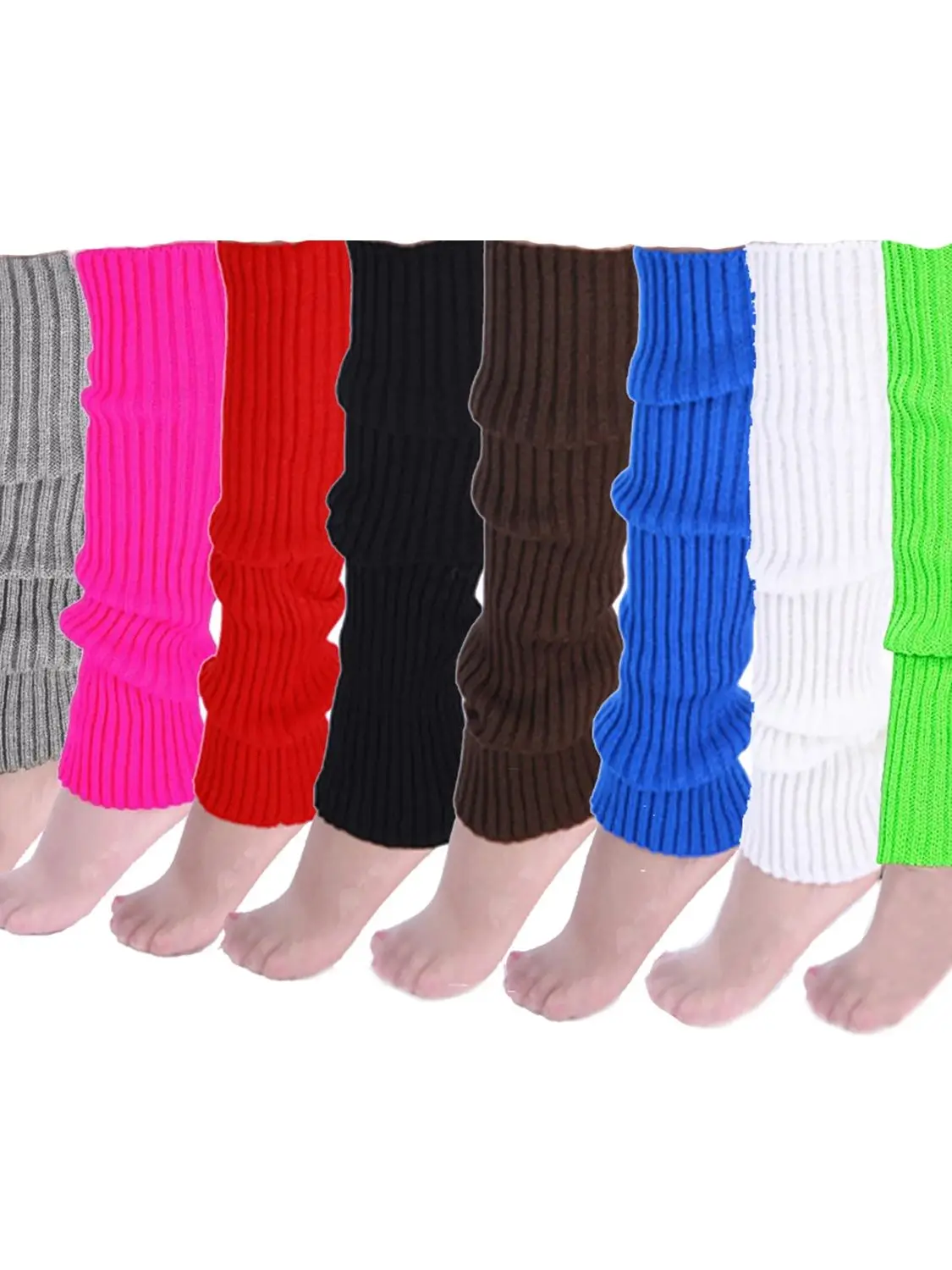 1 Pair Women Leg Warmer Japanese Lolita Long Socks Wool Knitted Foot Cover Arm Warmer Autumn Winter Crochet Heap Sock Boot Cuffs