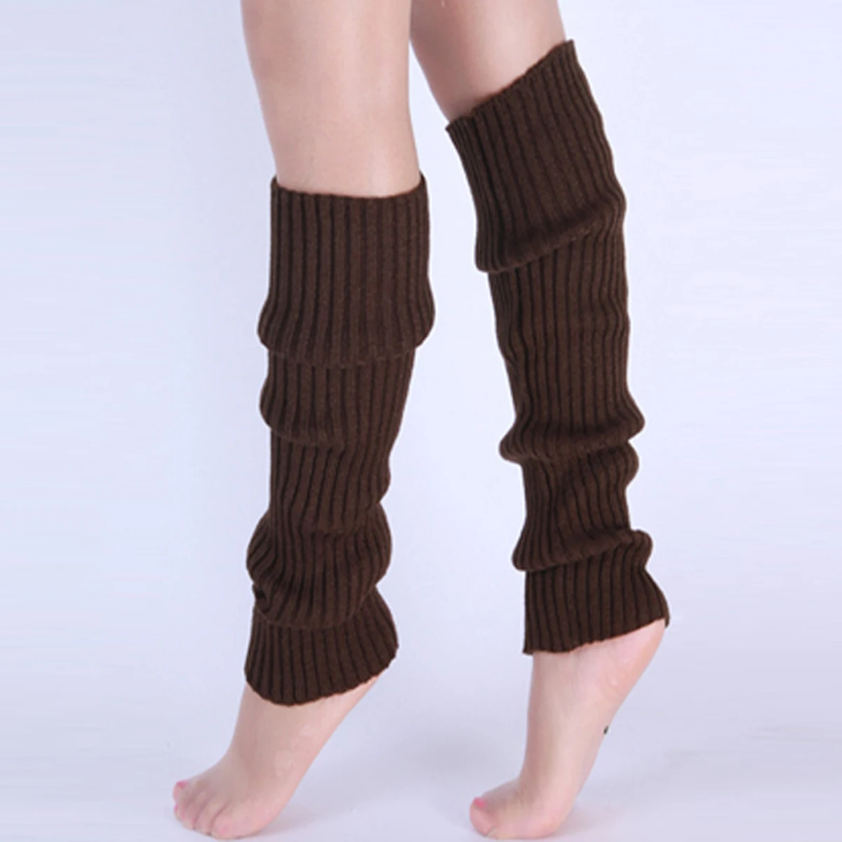 1 Pair Women Leg Warmer Japanese Lolita Long Socks Wool Knitted Foot Cover Arm Warmer Autumn Winter Crochet Heap Sock Boot Cuffs