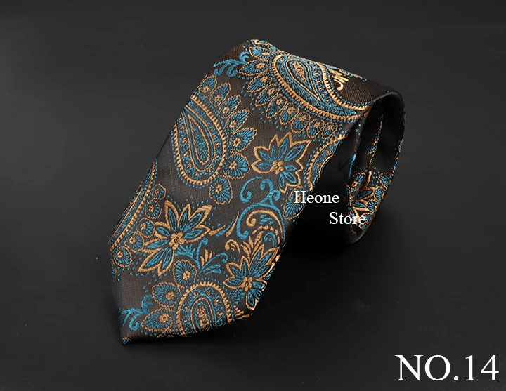New Design Business Paisley Men Tie Red Blue Green Purple Slim Skinny 6cm Necktie Luxury Jacquard Wedding Party Cravat Accessory