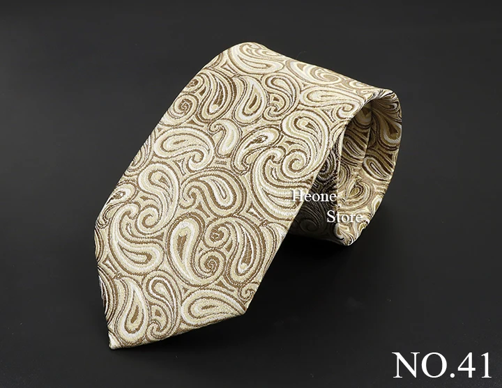 New Design Business Paisley Men Tie Red Blue Green Purple Slim Skinny 6cm Necktie Luxury Jacquard Wedding Party Cravat Accessory
