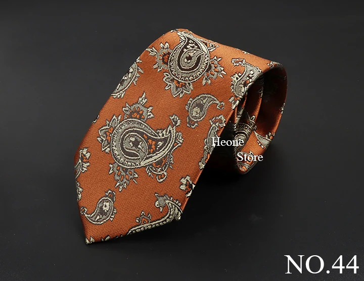 New Design Business Paisley Men Tie Red Blue Green Purple Slim Skinny 6cm Necktie Luxury Jacquard Wedding Party Cravat Accessory