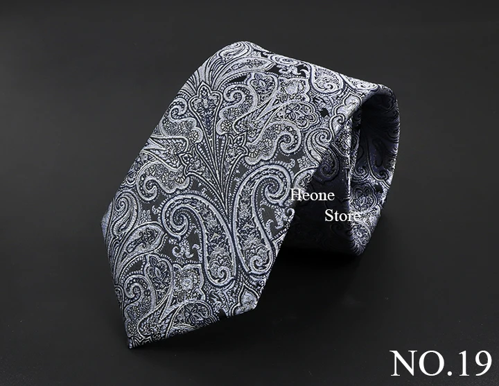New Design Business Paisley Men Tie Red Blue Green Purple Slim Skinny 6cm Necktie Luxury Jacquard Wedding Party Cravat Accessory