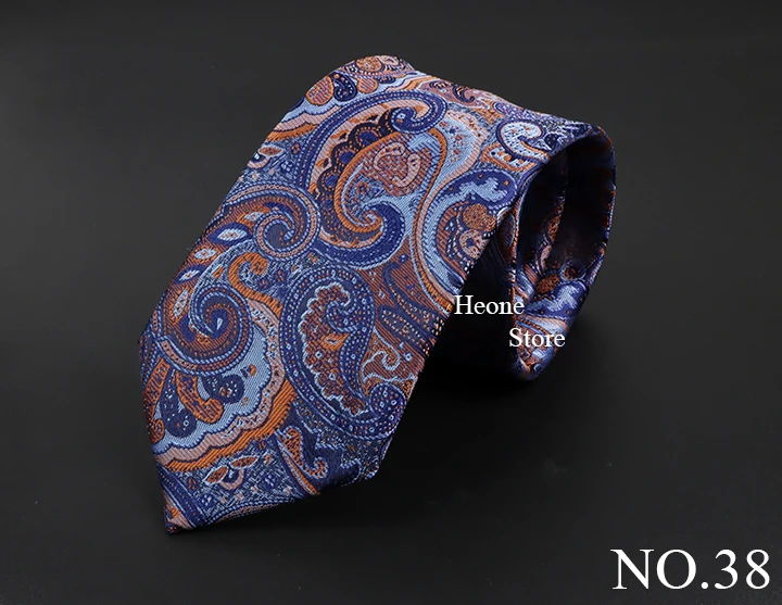 New Design Business Paisley Men Tie Red Blue Green Purple Slim Skinny 6cm Necktie Luxury Jacquard Wedding Party Cravat Accessory