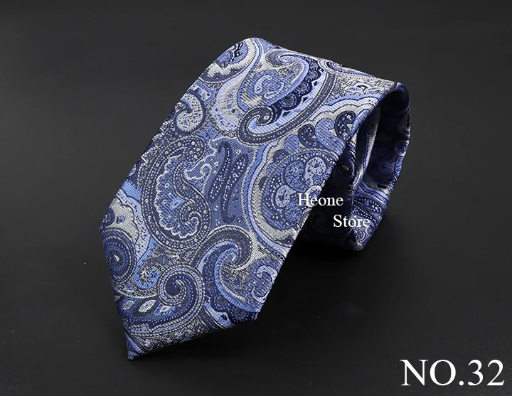 New Design Business Paisley Men Tie Red Blue Green Purple Slim Skinny 6cm Necktie Luxury Jacquard Wedding Party Cravat Accessory