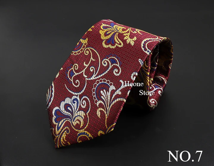 New Design Business Paisley Men Tie Red Blue Green Purple Slim Skinny 6cm Necktie Luxury Jacquard Wedding Party Cravat Accessory