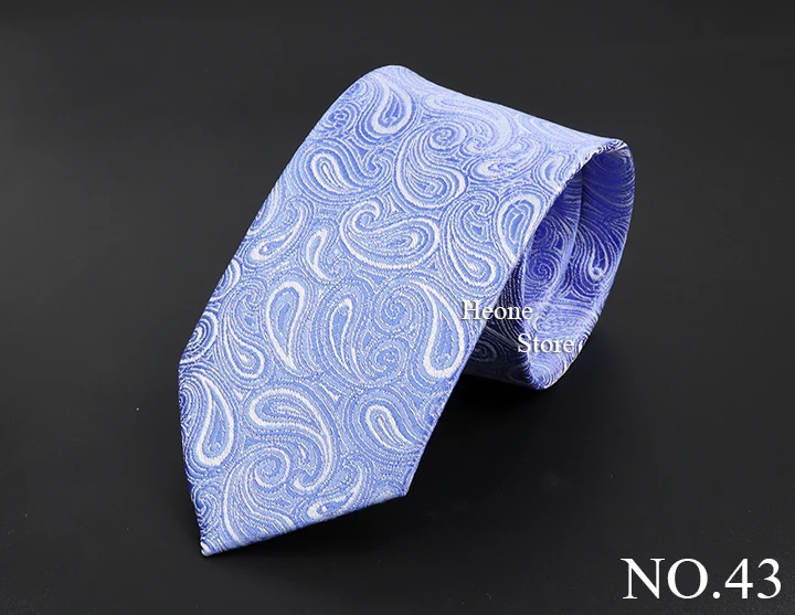 New Design Business Paisley Men Tie Red Blue Green Purple Slim Skinny 6cm Necktie Luxury Jacquard Wedding Party Cravat Accessory