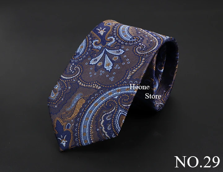 New Design Business Paisley Men Tie Red Blue Green Purple Slim Skinny 6cm Necktie Luxury Jacquard Wedding Party Cravat Accessory
