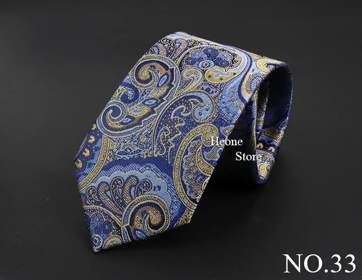 New Design Business Paisley Men Tie Red Blue Green Purple Slim Skinny 6cm Necktie Luxury Jacquard Wedding Party Cravat Accessory