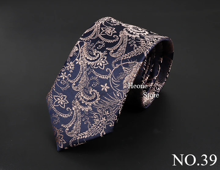 New Design Business Paisley Men Tie Red Blue Green Purple Slim Skinny 6cm Necktie Luxury Jacquard Wedding Party Cravat Accessory