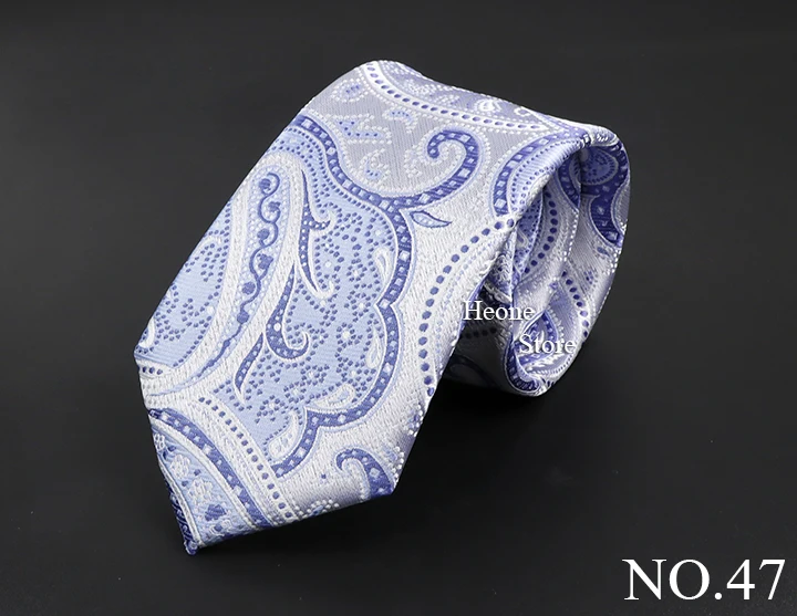 New Design Business Paisley Men Tie Red Blue Green Purple Slim Skinny 6cm Necktie Luxury Jacquard Wedding Party Cravat Accessory