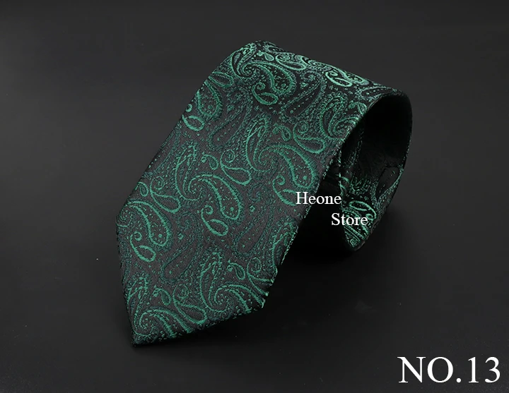 New Design Business Paisley Men Tie Red Blue Green Purple Slim Skinny 6cm Necktie Luxury Jacquard Wedding Party Cravat Accessory