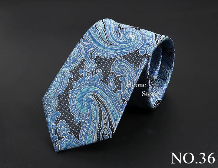New Design Business Paisley Men Tie Red Blue Green Purple Slim Skinny 6cm Necktie Luxury Jacquard Wedding Party Cravat Accessory