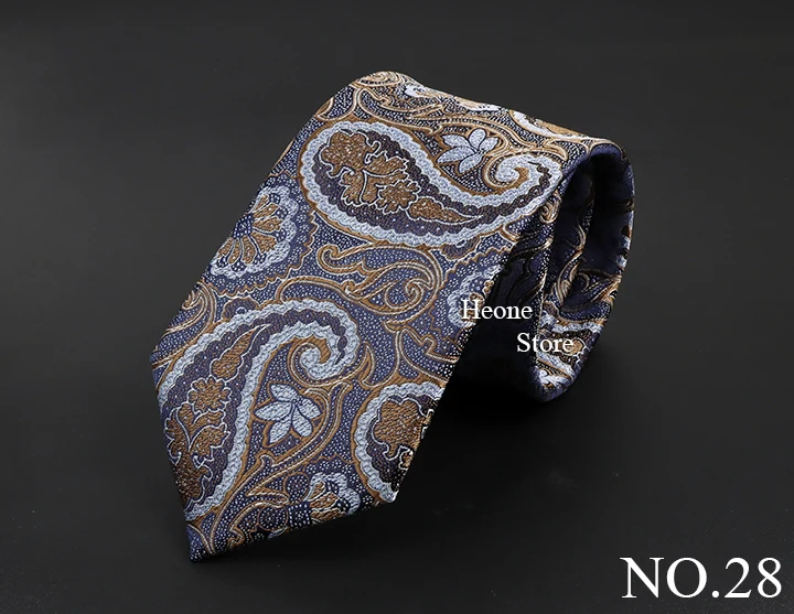 New Design Business Paisley Men Tie Red Blue Green Purple Slim Skinny 6cm Necktie Luxury Jacquard Wedding Party Cravat Accessory