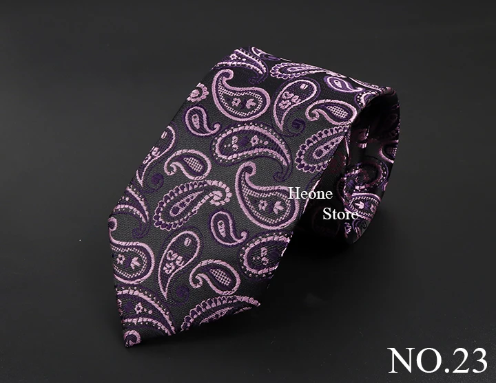 New Design Business Paisley Men Tie Red Blue Green Purple Slim Skinny 6cm Necktie Luxury Jacquard Wedding Party Cravat Accessory