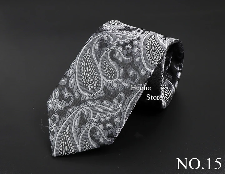 New Design Business Paisley Men Tie Red Blue Green Purple Slim Skinny 6cm Necktie Luxury Jacquard Wedding Party Cravat Accessory