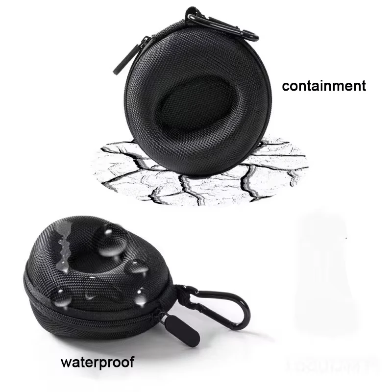 Portable EVA Single Watch Travel Case Watch Storage Organizer Box Watch Holder Waterproof for Smartwatches Zippered Container