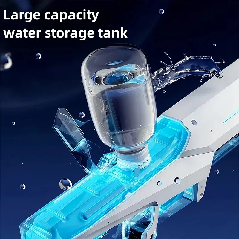 Electric Water Guns For Adults Powerful Squirt Automatic Water Suction Water Blasters Summer Outdoor Beach Toy For Boys Kid Gift