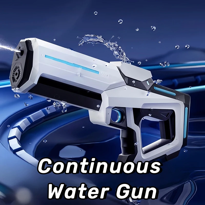 Electric Water Guns For Adults Powerful Squirt Automatic Water Suction Water Blasters Summer Outdoor Beach Toy For Boys Kid Gift
