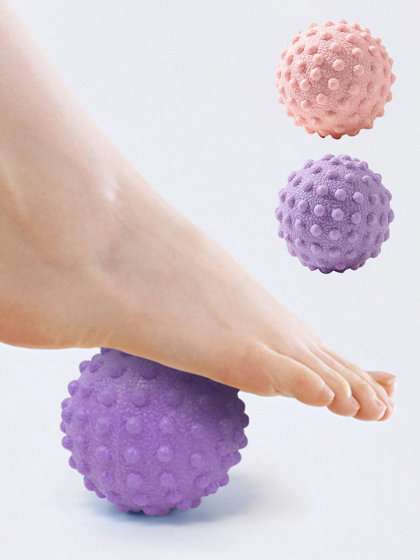 Fascia Ball Raised Point Massage Ball TPR Posture Master Yoga Ball Waist and Back Foot Massage Ball