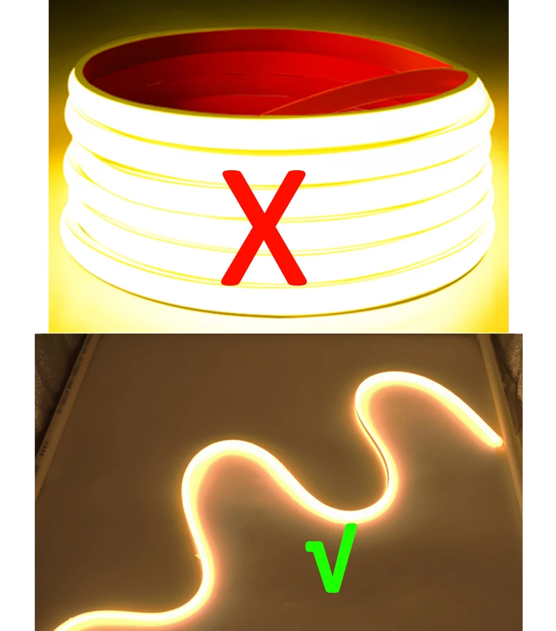 220V Led Strip High Brightness COB LED Strip 220V Flexible Ribbon for Room Bedroom Kitchen Lighting