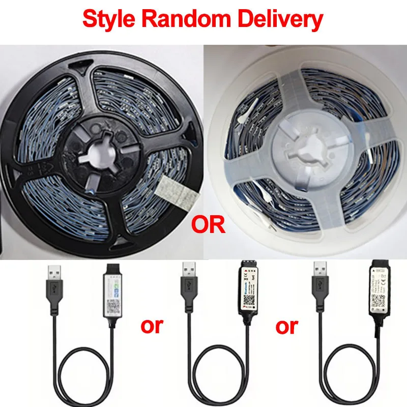 Bluetooth LED Strip Lights Smart SMD 5050 APP Remote Control Flexible Ribbon Diode Lamp Tape TV Backlights Game Room Home Decor