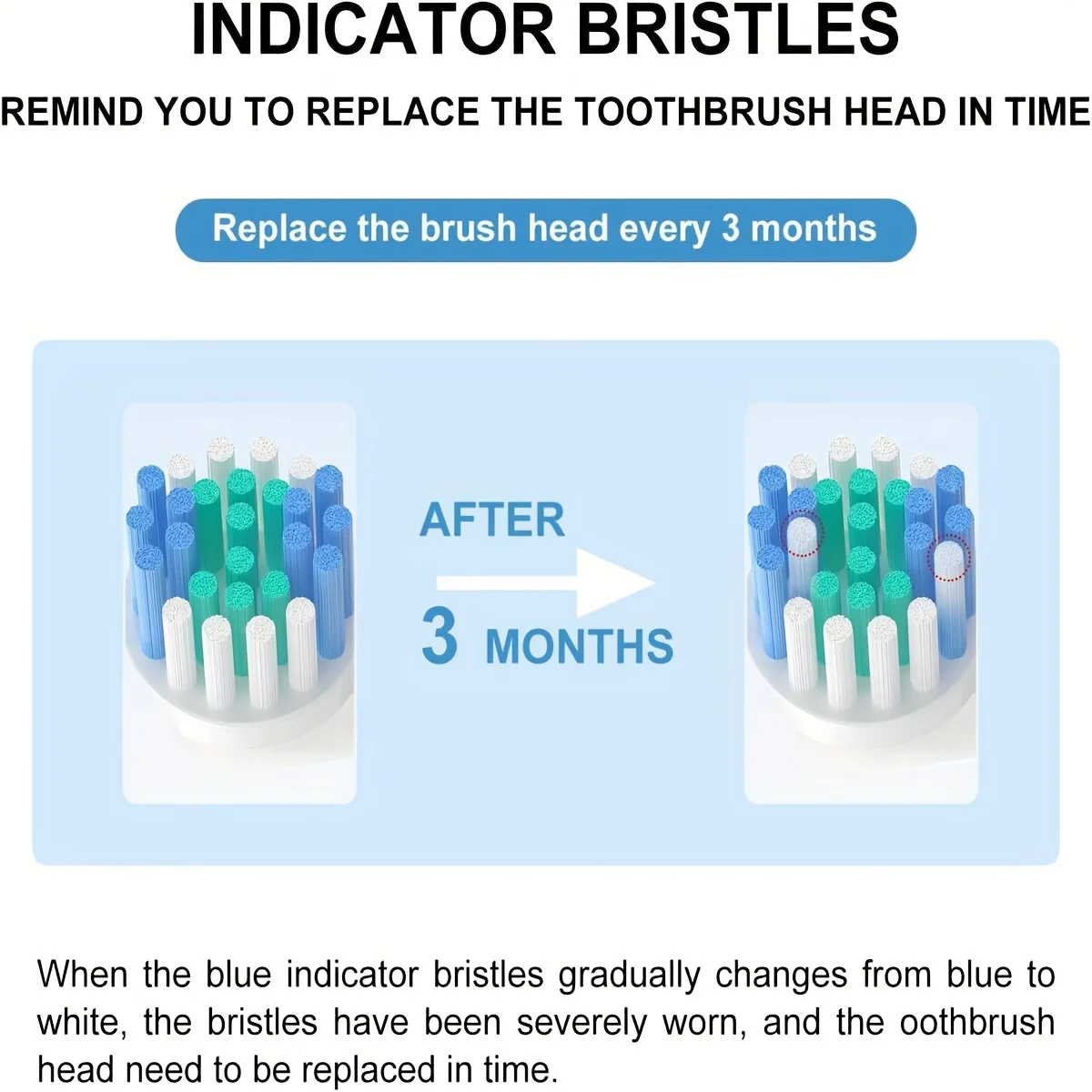 4/12/16/20 Pcs Replacement Toothbrush Heads Compatible with Oral-B Braun Professional Electric Toothbrush Heads Brush Heads