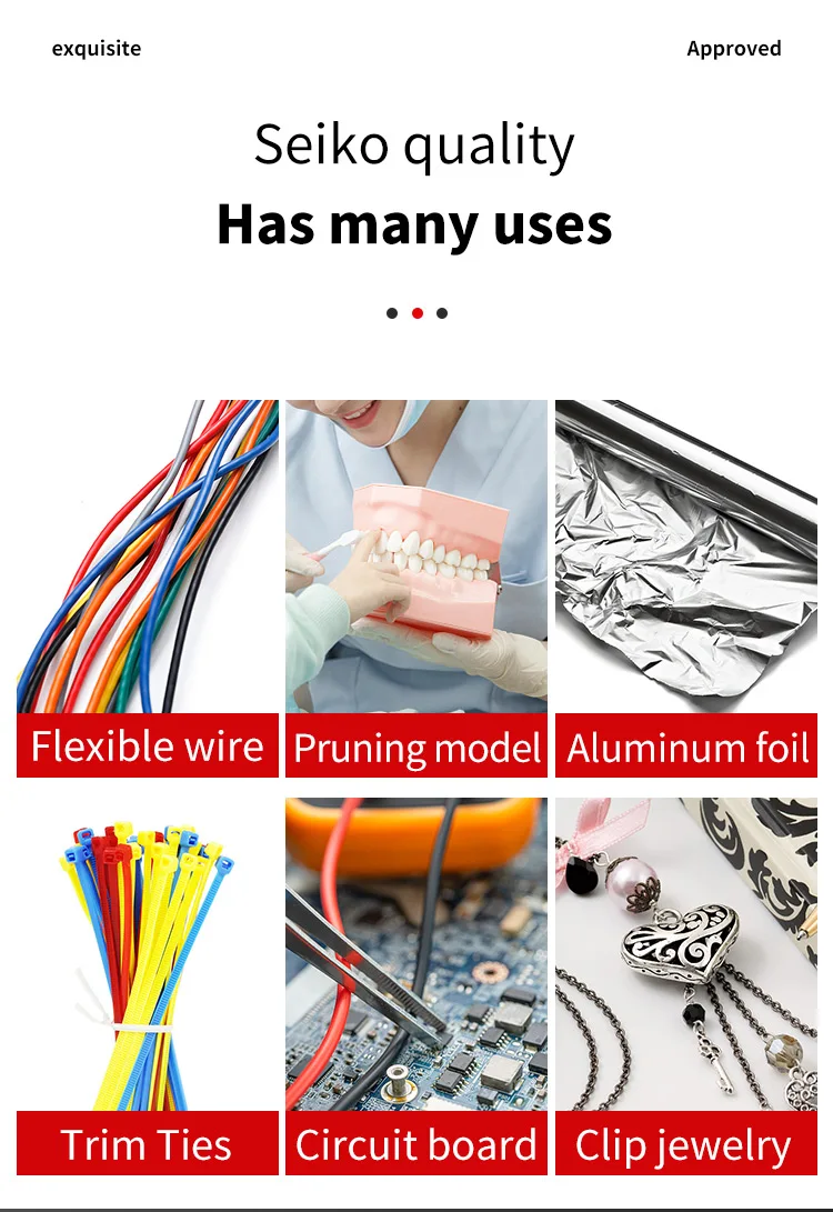 Mini Pliers Diagonal Pliers Round Bent Needle Nose Cutter Handcraft Beading Insulated Plier for DIY Small Jewelry Pliers Tools