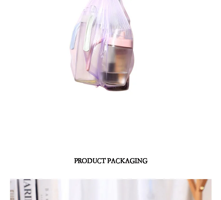 5 Rolls 1 pack 100Pcs Household Disposable Trash Pouch Kitchen Storage Garbage Bags Cleaning Waste Bag Plastic Bag