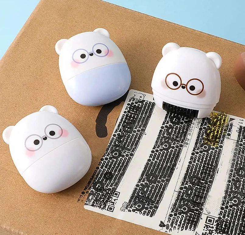 Theft Protection Roller Stamp for Privacy Confidential Data Guard Your Security Stamp Roller Privacy Seal Roller Theft Protect