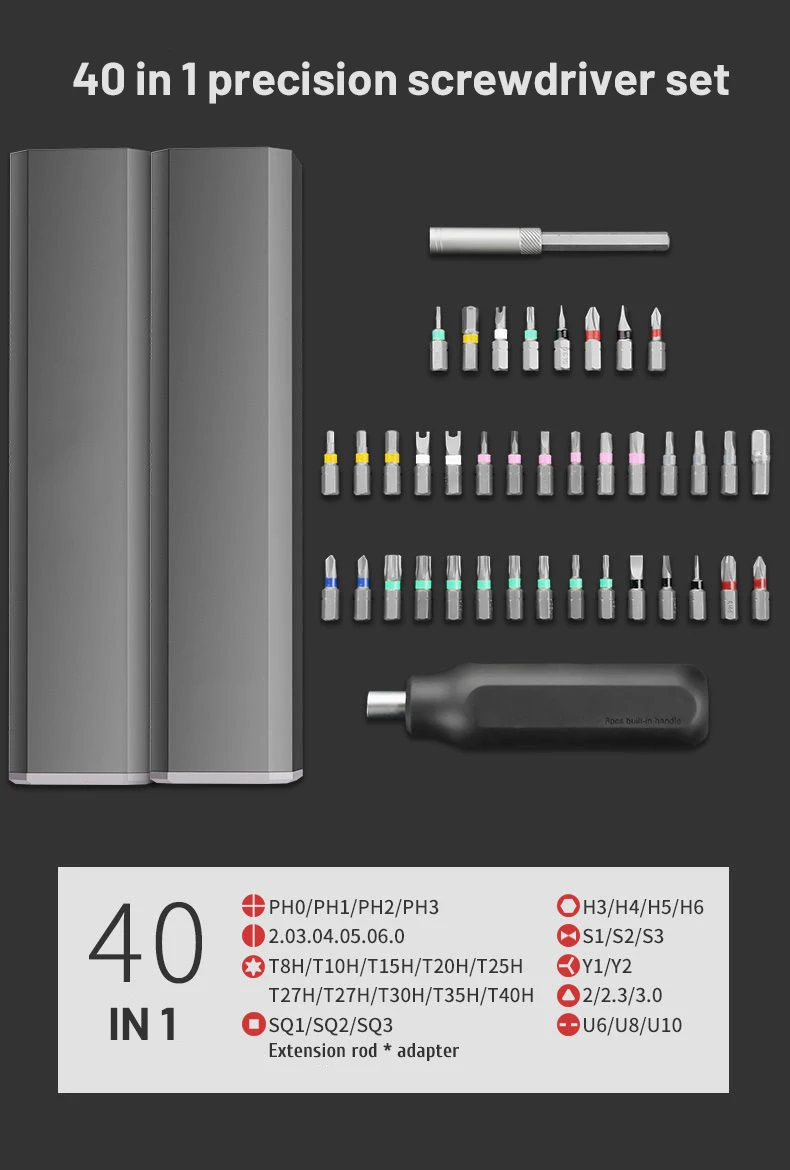 Precision Screwdriver Set 8 32 43 46 in 1 Torx Hex Phillips Magnetic Screwdriver Bit Phone Watch Laptop Mini Repair Tool Set