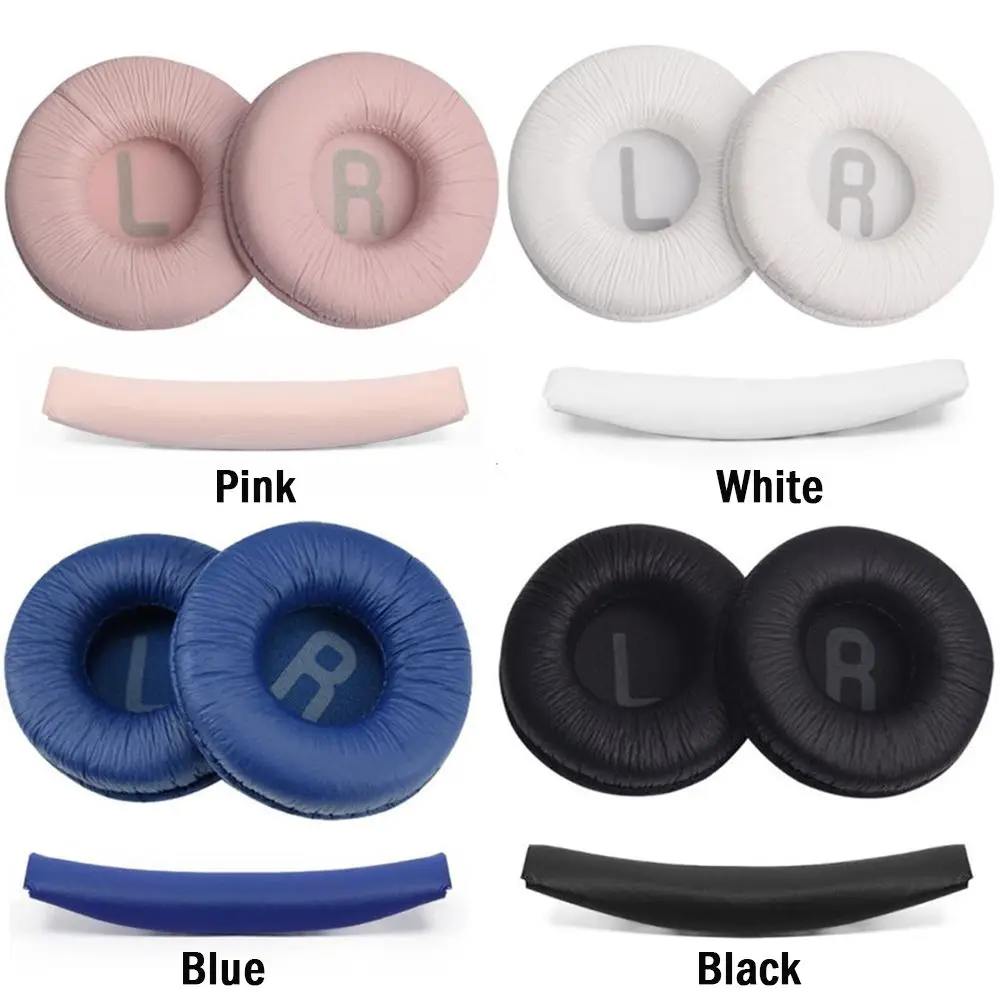 1Pair 70mm Replacement Earpads For JBL T450BT T500BT Tune600 660 510BT Ear Cushions Pad Covers Top Headband Headphone Headset