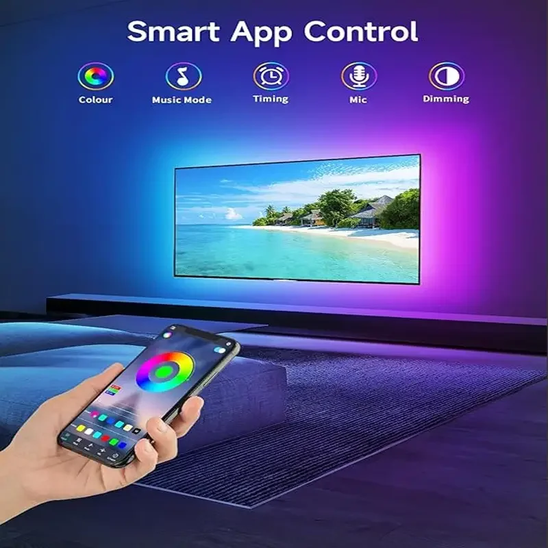 Color RGB 5050 LED Strip Bluetooth Tape Decor for Room LED 10m 15m 20m 30m PC TV Backlight Neon LED Lighting Cветодиодная лента